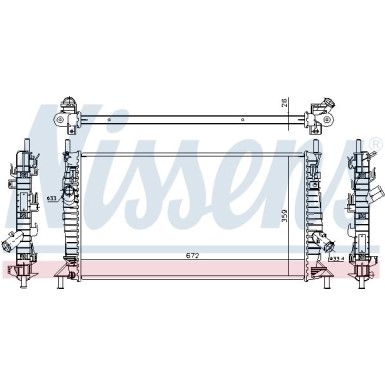 62017A Kühler, Motorkühlung
