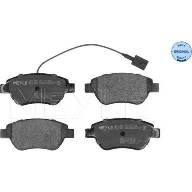 Meyle Bremsbelagsatz, Scheibenbremse MEYLE-ORIGINAL: True to OE 025 237 0517/W