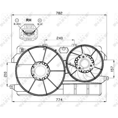 47451 Lüfter, Motorkühlung