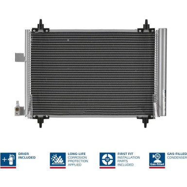 94723 Kondensator, Klimaanlage ** FIRST FIT **