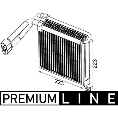 Mahle | Verdampfer, Klimaanlage | AE 98 000P