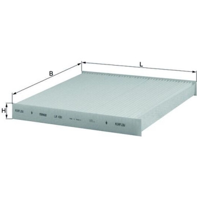 LA 430 Filter, Innenraumluft LA 430 Filter, Innenraumluft