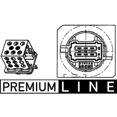 Mahle Widerstand, Innenraumgebläse BEHR Premium Line ABR 91 000P Mahle Widerstand, Innenraumgebläse BEHR Premium Line ABR 91 000P