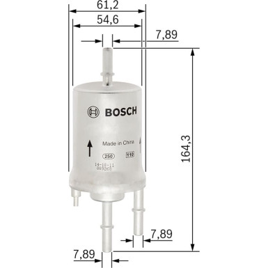BOSCH | Kraftstofffilter | F 026 403 008