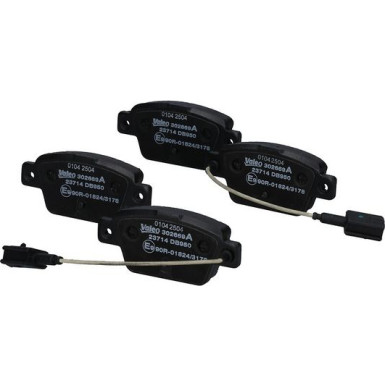 Valeo Bremsbelagsatz, Scheibenbremse EXPERT 302669A