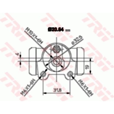 BWF252 Radbremszylinder