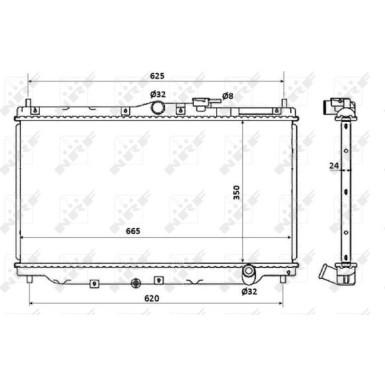507722 Kühler, Motorkühlung EASY FIT