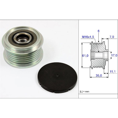 535 0022 10 Generatorfreilauf