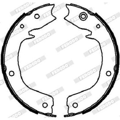 Ferodo Bremsbackensatz, Feststellbremse PREMIER FSB4027