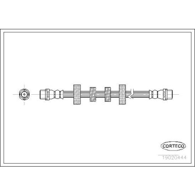 Corteco | Bremsschlauch | 19020444