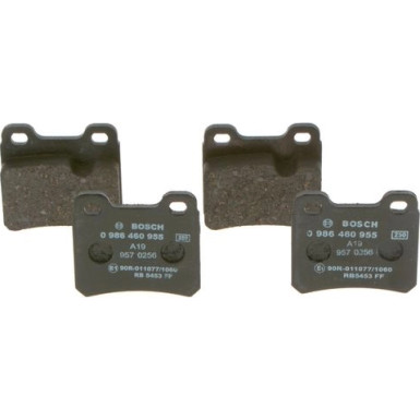 0 986 460 955 Bremsbelagsatz, Scheibenbremse