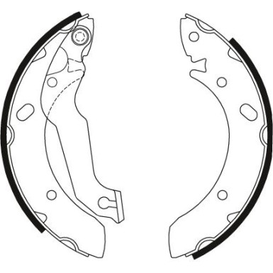 GS8678 Bremsbackensatz