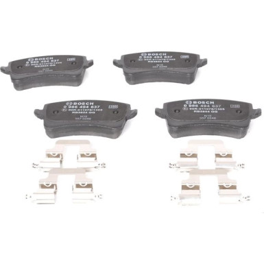 0 986 494 637 Bremsbelagsatz, Scheibenbremse