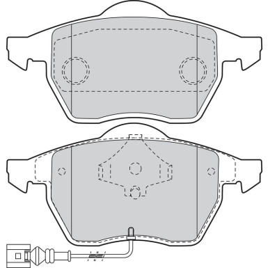 Valeo Bremsbelagsatz, Scheibenbremse ESSENTIAL 301486