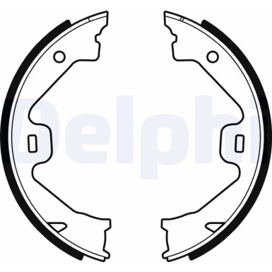 LS1930 Bremsbackensatz, Feststellbremse
