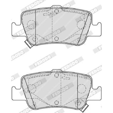 Ferodo Bremsbelagsatz, Scheibenbremse PREMIER ECO FRICTION FDB4048