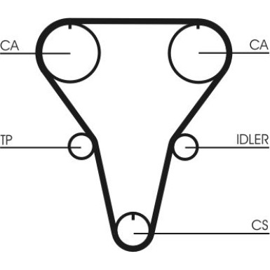 CT769 Zahnriemen CT769 Zahnriemen