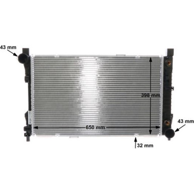 CR 387 000S Kühler, Motorkühlung BEHR