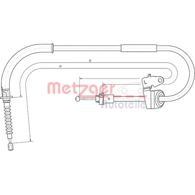 10.4307 Seilzug, Feststellbremse