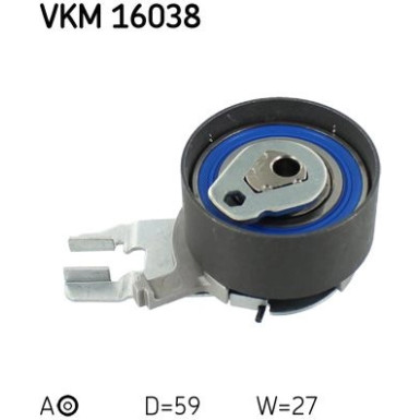 VKM 16038 Spannrolle, Zahnriemen