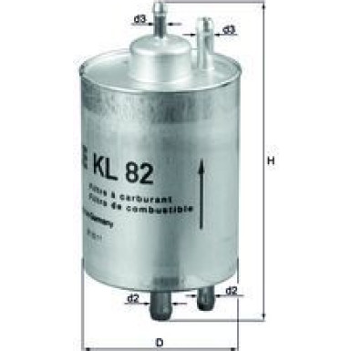 KL 82 Kraftstofffilter KL 82 Kraftstofffilter