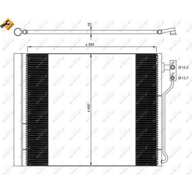 35971 Kondensator, Klimaanlage EASY FIT