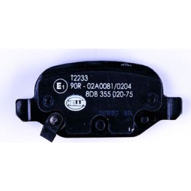 Hella | Bremsbelagsatz, Scheibenbremse | 8DB 355 020-751
