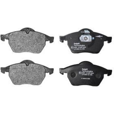Delphi Bremsbelagsatz, Scheibenbremse LP1600