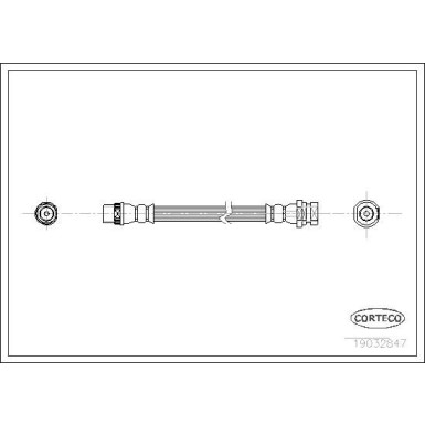 19032847 Bremsschlauch 19032847 Bremsschlauch
