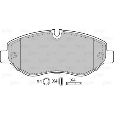 598882 Bremsbelagsatz, Scheibenbremse