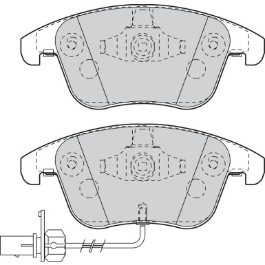 302098 Bremsbelagsatz, Scheibenbremse ESSENTIAL