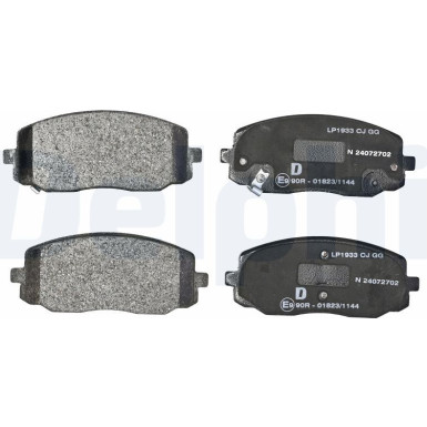 Delphi | Bremsbelagsatz, Scheibenbremse | LP1933 Delphi | Bremsbelagsatz, Scheibenbremse | LP1933