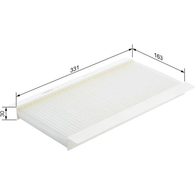 BOSCH 1 987 432 076 Innenraumfilter BOSCH 1 987 432 076 Innenraumfilter