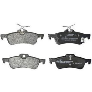 Delphi Bremsbelagsatz, Scheibenbremse LP2007