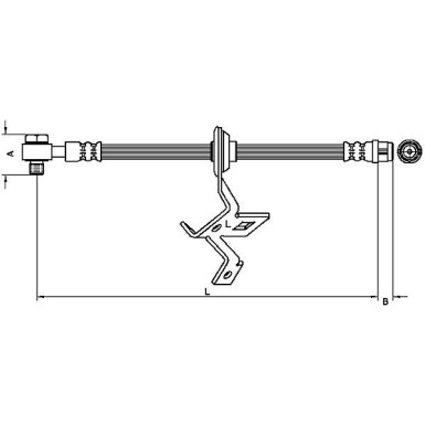 Metzger Bremsschlauch 4116209