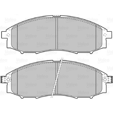 598889 Bremsbelagsatz, Scheibenbremse