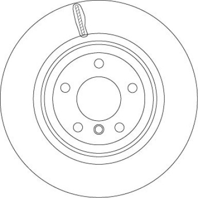 DF4461S Bremsscheibe TRW SINGLE
