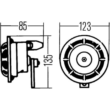 Hella | Horn | 3AG 003 399-081
