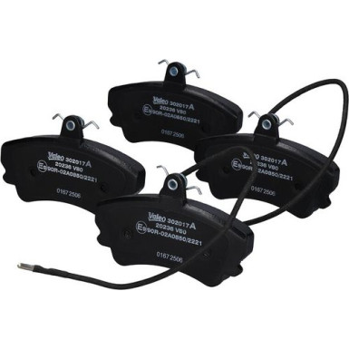 Valeo | Bremsbelagsatz, Scheibenbremse | 302017A
