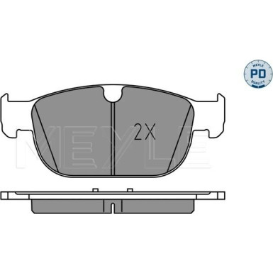 025 223 1719/PD Bremsbelagsatz, Scheibenbremse MEYLE-PD: Advanced performance and design.