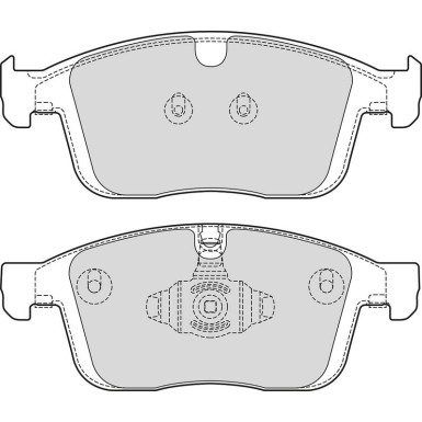 Valeo Bremsbelagsatz, Scheibenbremse 601689