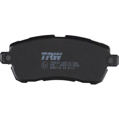 TRW | Bremsbelagsatz, Scheibenbremse | GDB2176