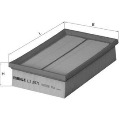 LX 2671 Luftfilter LX 2671 Luftfilter