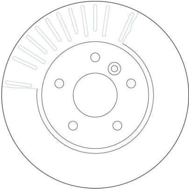 DF4194S Bremsscheibe TRW SINGLE