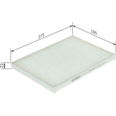 BOSCH 1 987 435 022 Innenraumfilter
