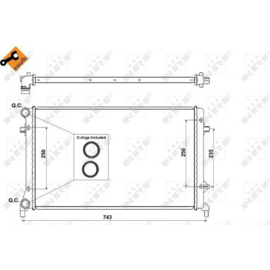 53404 Kühler, Motorkühlung EASY FIT