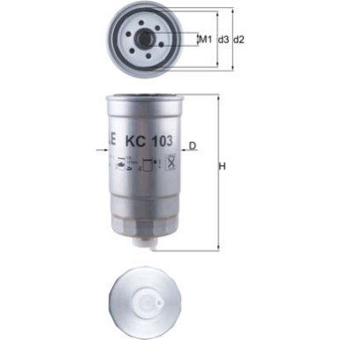 KC 103 Kraftstofffilter KC 103 Kraftstofffilter
