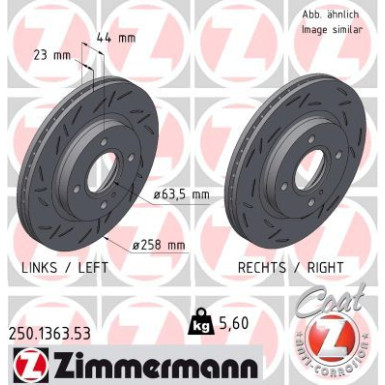 250.1363.53 Bremsscheibe BLACK Z 250.1363.53 Bremsscheibe BLACK Z