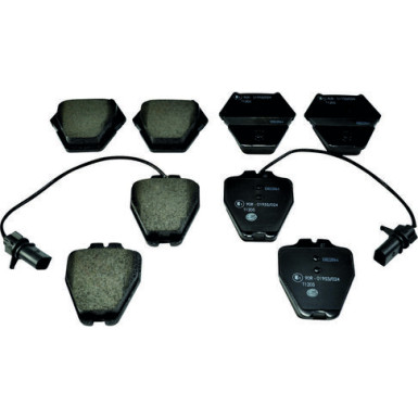 Hella | Bremsbelagsatz, Scheibenbremse | 8DB 355 009-031