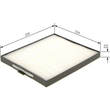 BOSCH 1 987 435 092 Innenraumfilter